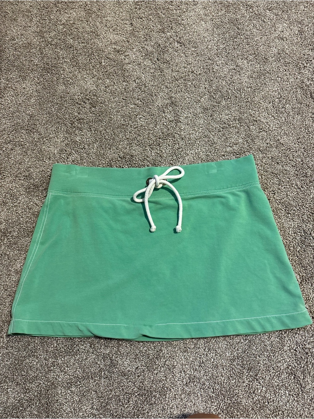 J crew green mini tennis skirt